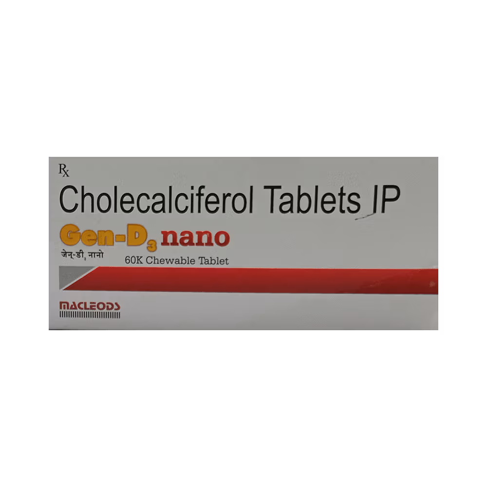 Gen-D3 Nano 60K Chewable Tablet