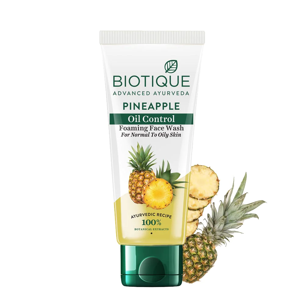 Biotique Bio Pine Apple Oil Balancing Face Wash for Oily Skin