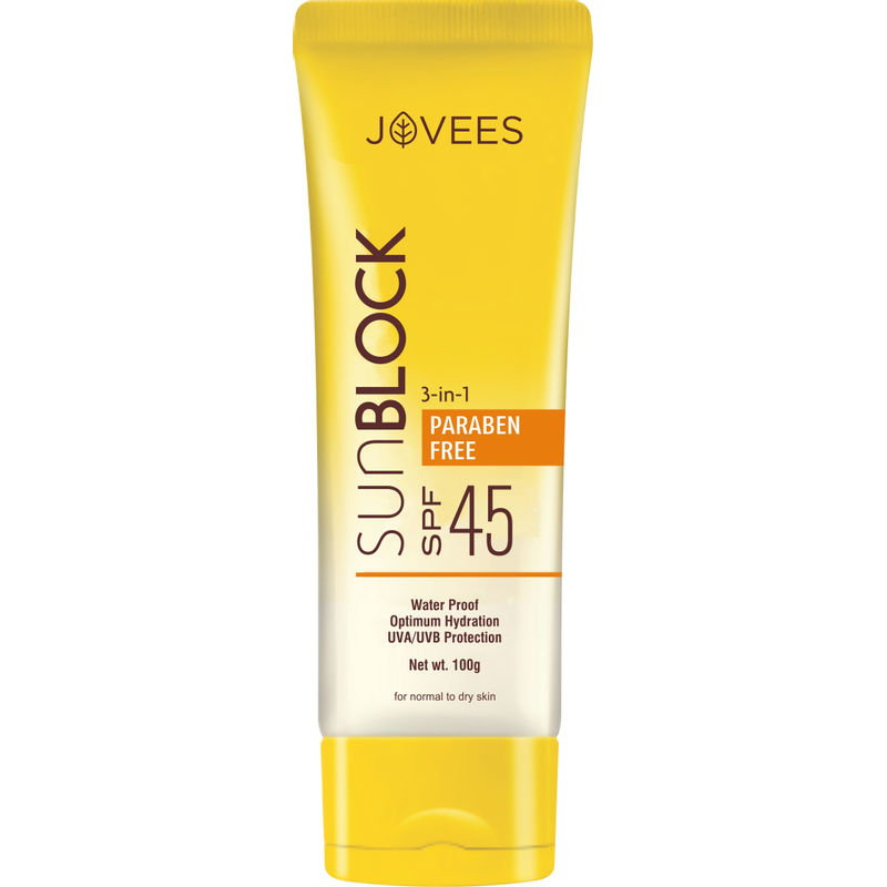 Jovees Sun Block 3 In 1 UVA/UVB Protection SPF 45