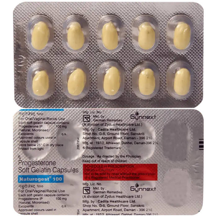 Naturogest 100mg Soft Gelatin Capsule