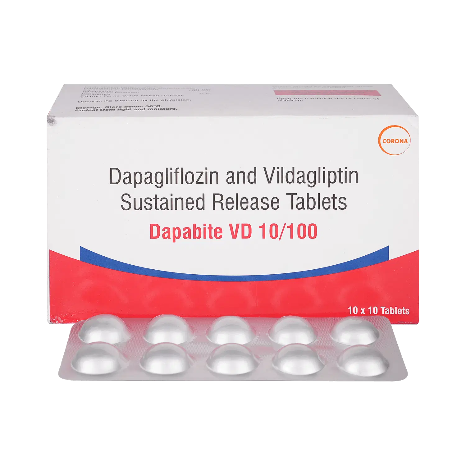 Dapabite VD 10mg/100mg Tablet SR