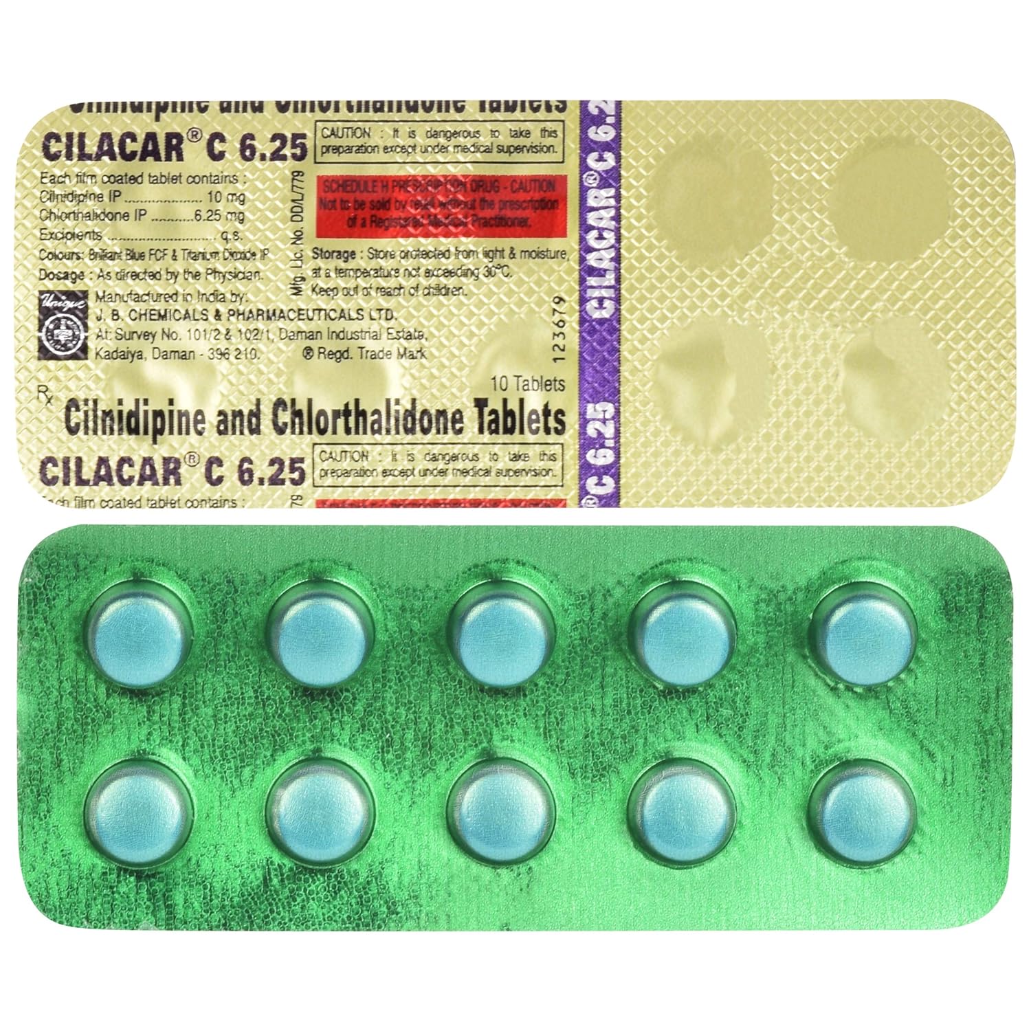 Cilacar C 6.25 Tablet