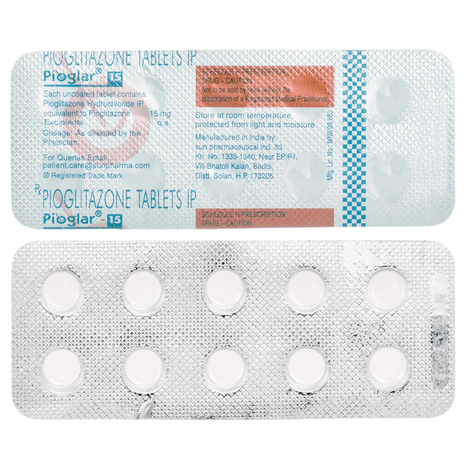 Pioglar 15 Tablet