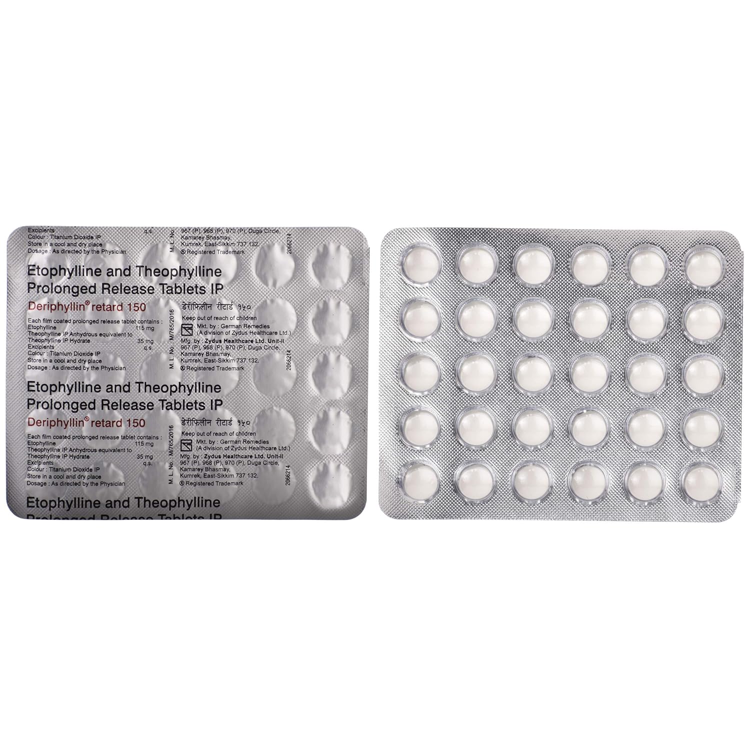 Deriphyllin Retard 150 Tablet PR