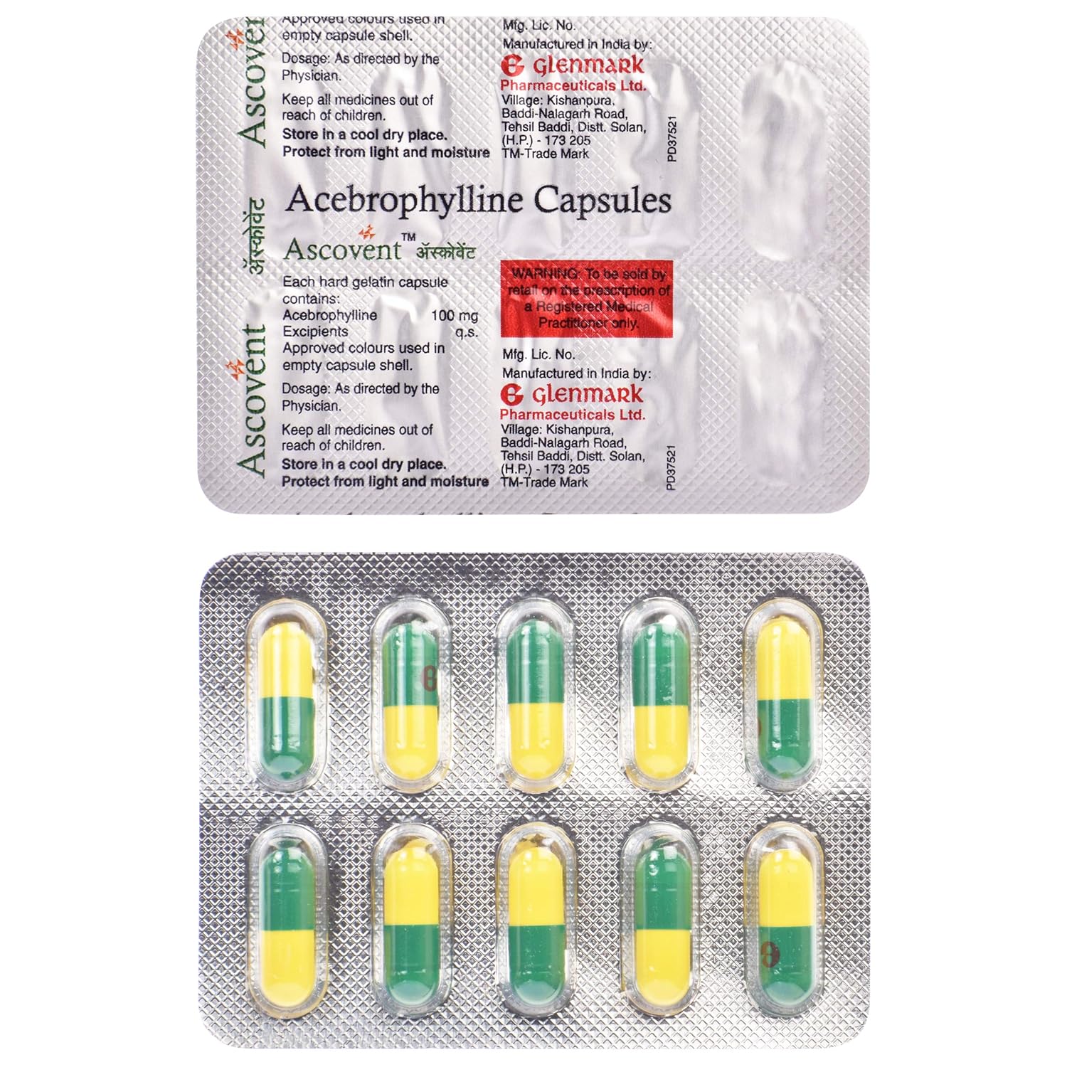 Ascovent 100mg Capsule