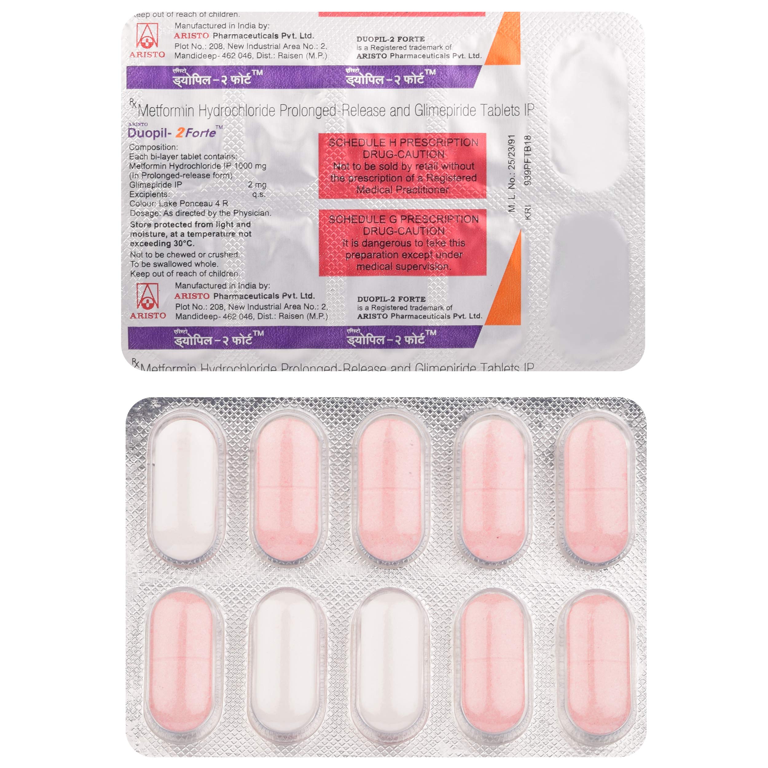 Duopil 2 Forte Tablet PR