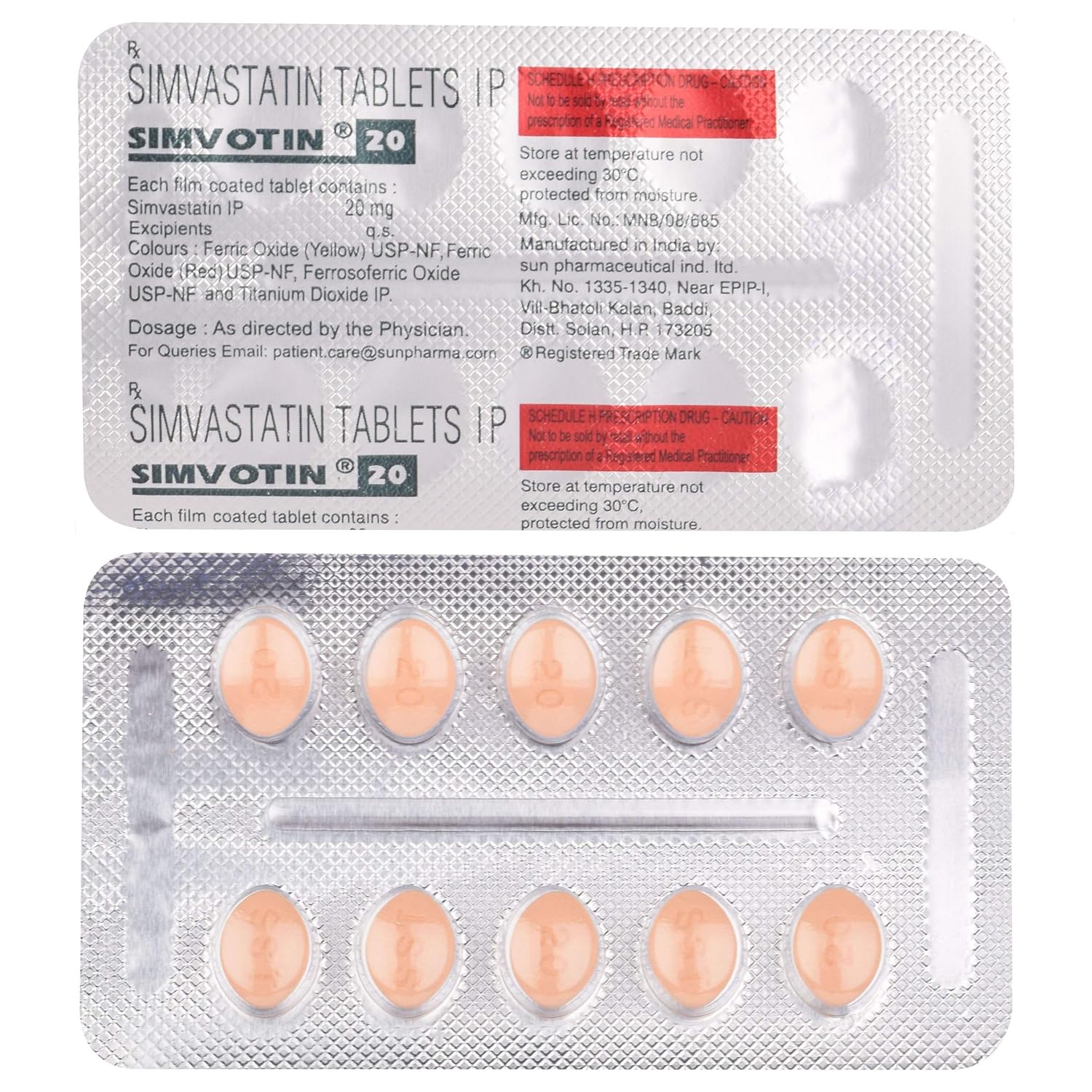 Simvotin 20 Tablet