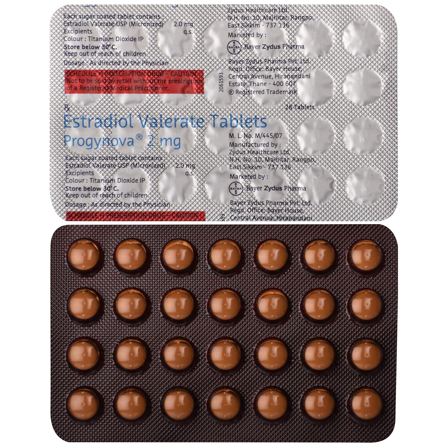 Progynova 2mg Tablet