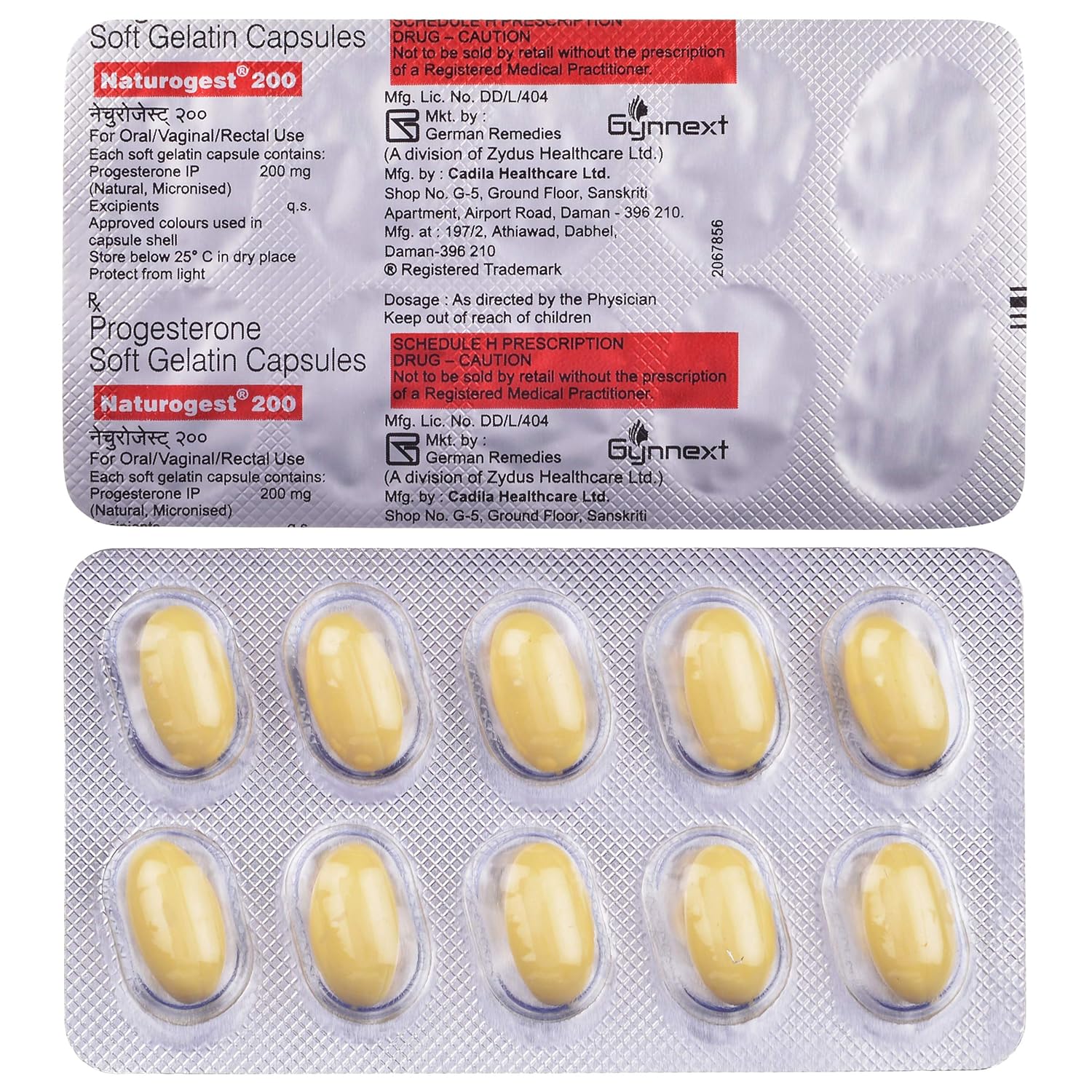 Naturogest 200mg Soft Gelatin Capsule