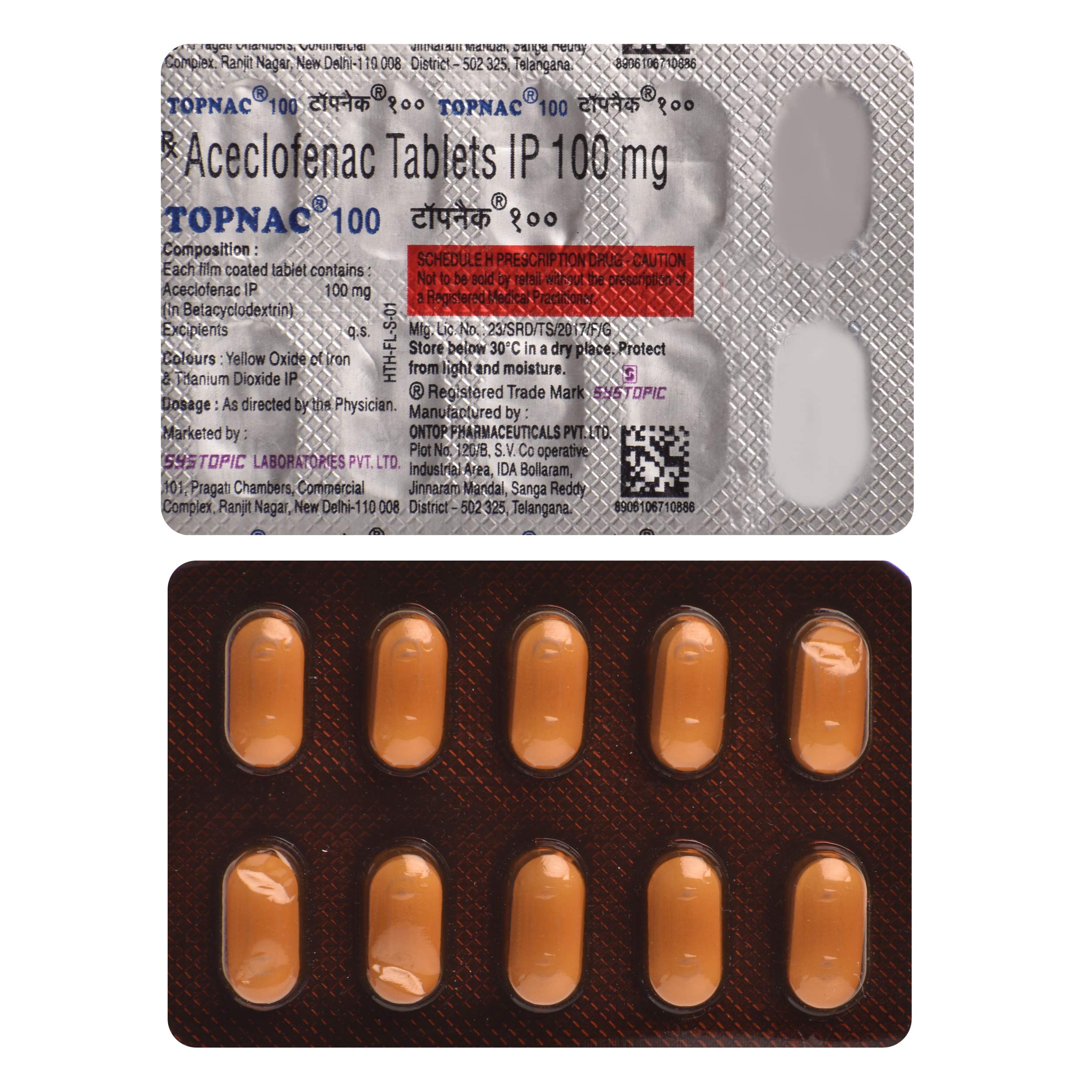 Topnac 100mg Tablet