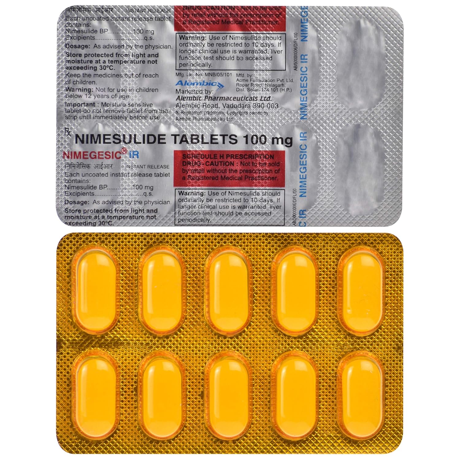 Nimegesic 100mg Tablet IR