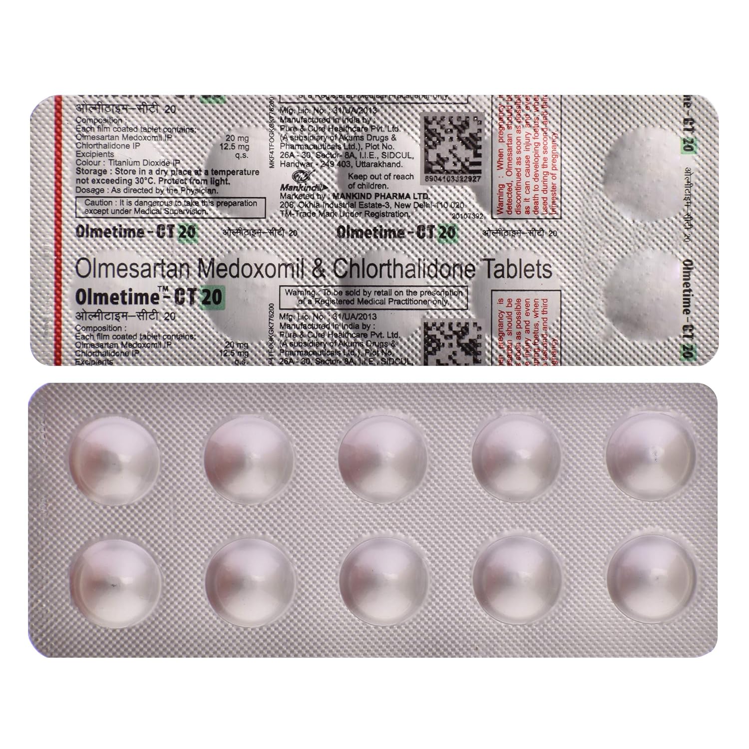 Olmetime-CT 20 Tablet