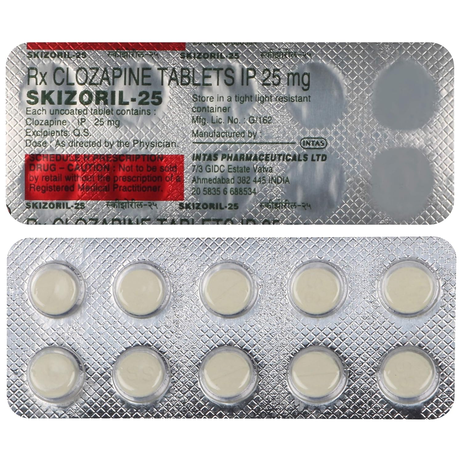 Skizoril 25mg Tablet