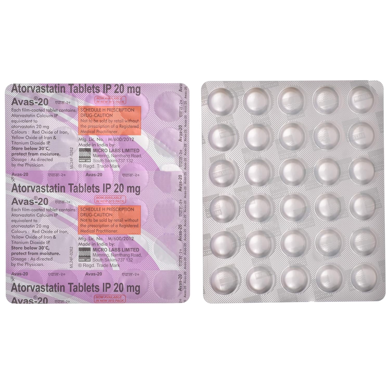 Avas 20 Tablet