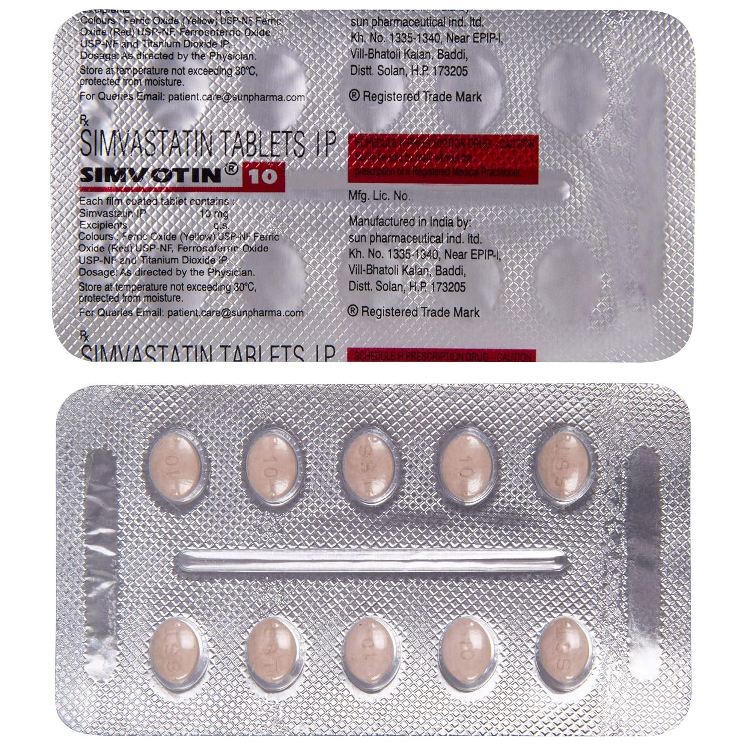 Simvotin 10 Tablet