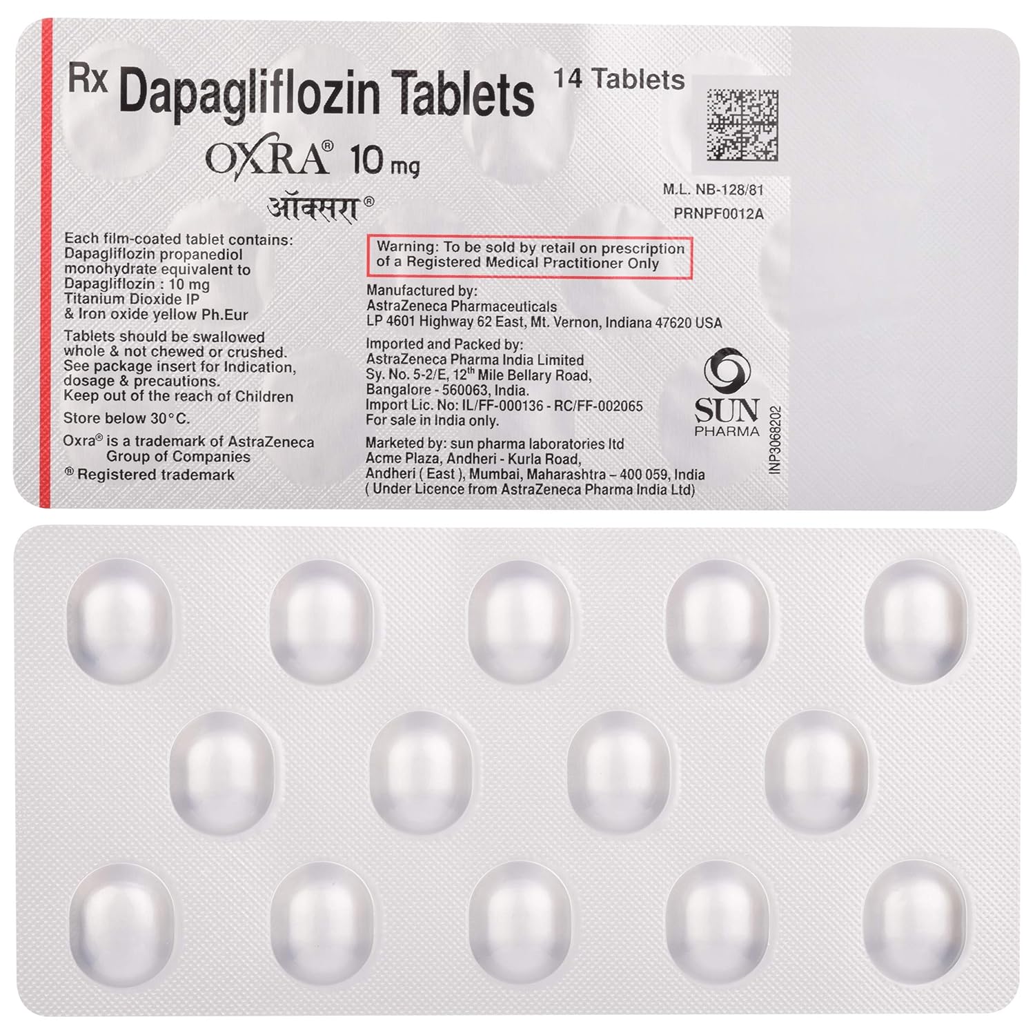 Oxra 10mg Tablet