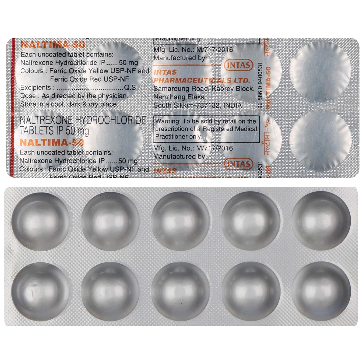 Naltima 50 Tablet