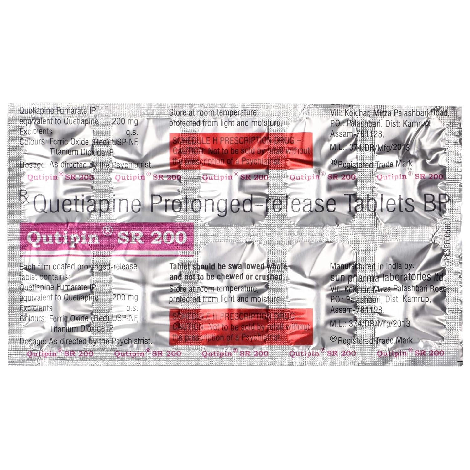 Qutipin SR 200 Tablet