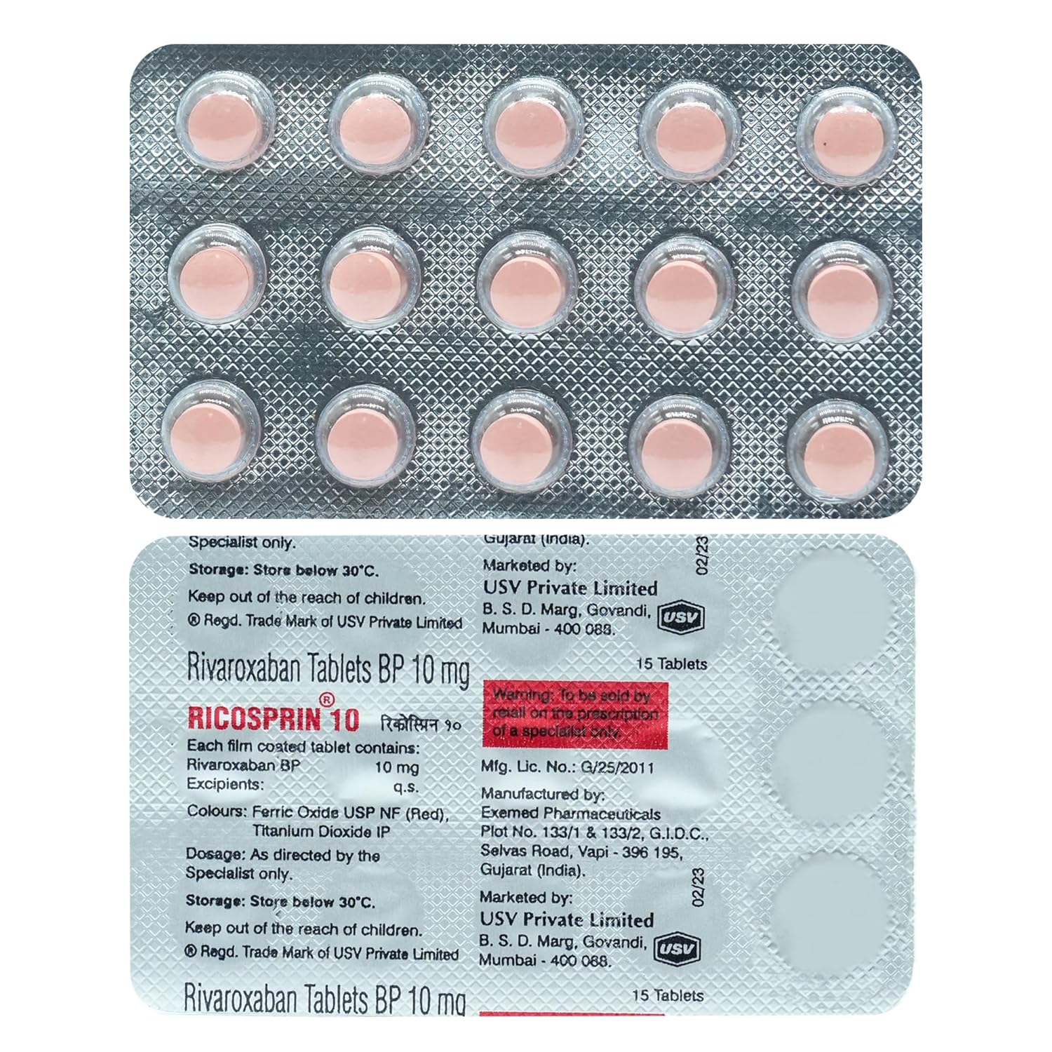 Ricosprin 10 Tablet