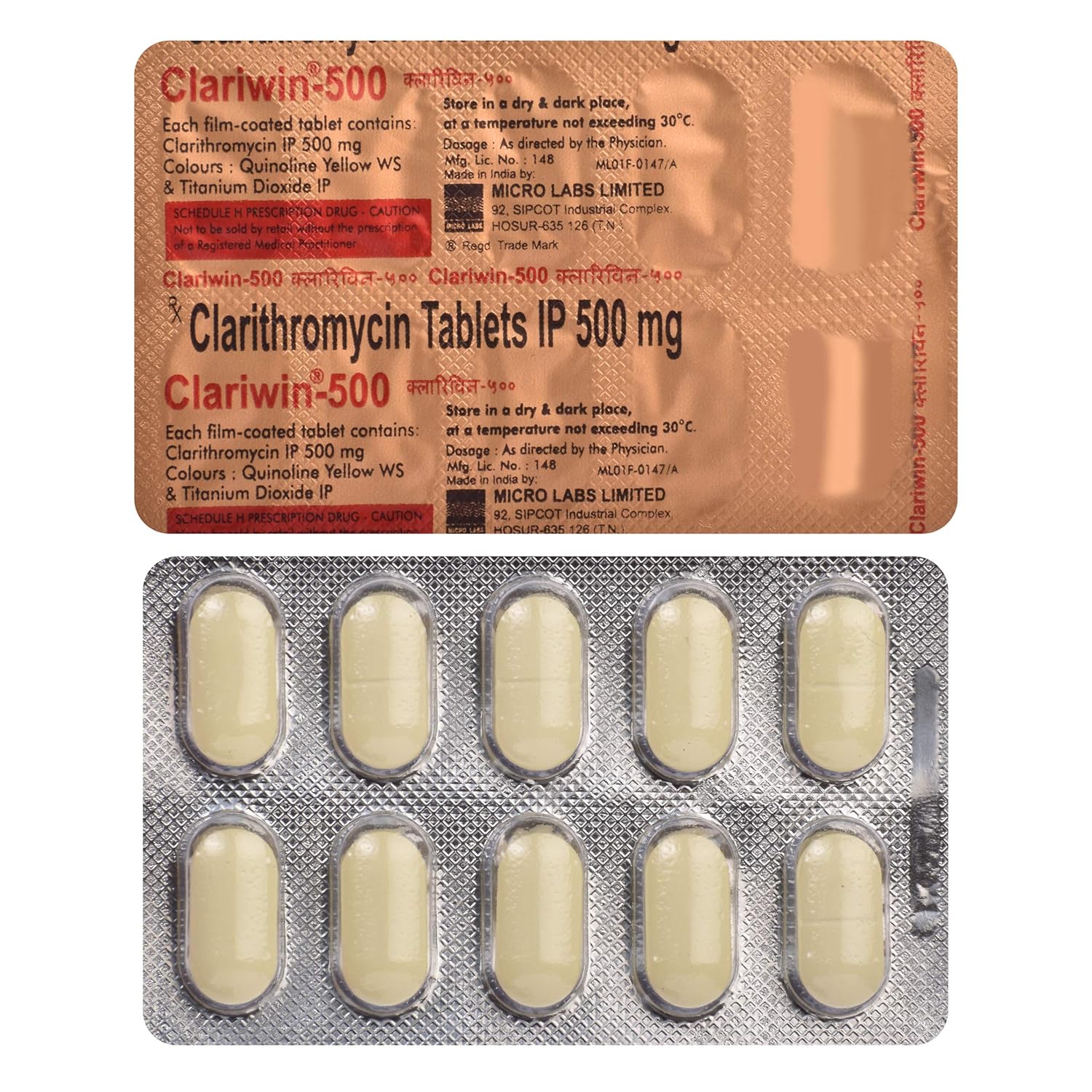 Clariwin 500 Tablet