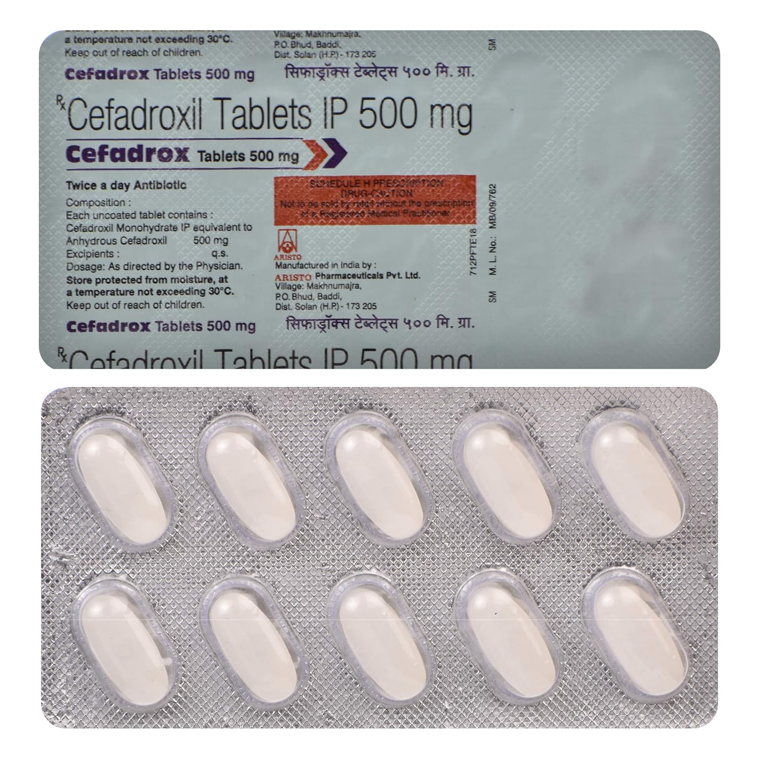 Cefadrox 500mg Tablet