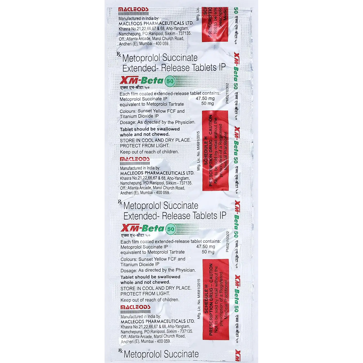 Xmbeta 50mg Tablet