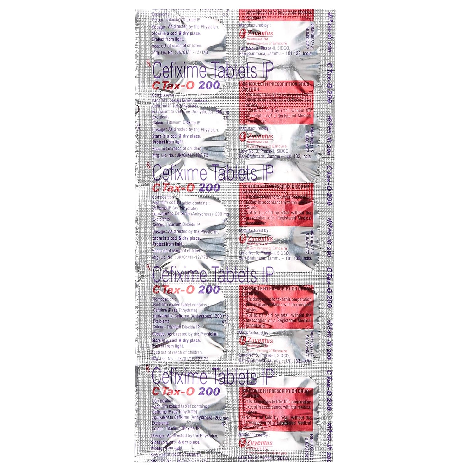 C Tax-O 200mg Tablet