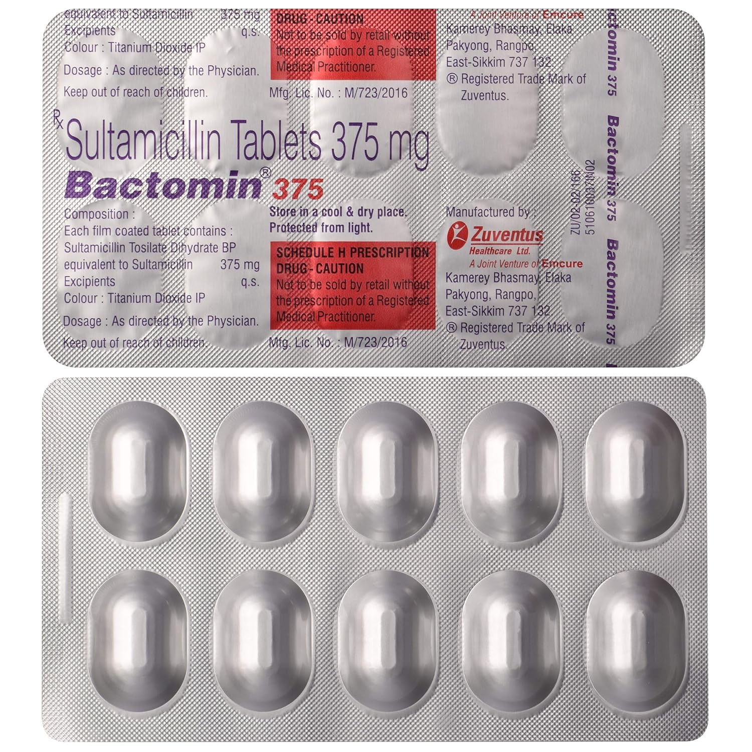 Bactomin 375 Tablet