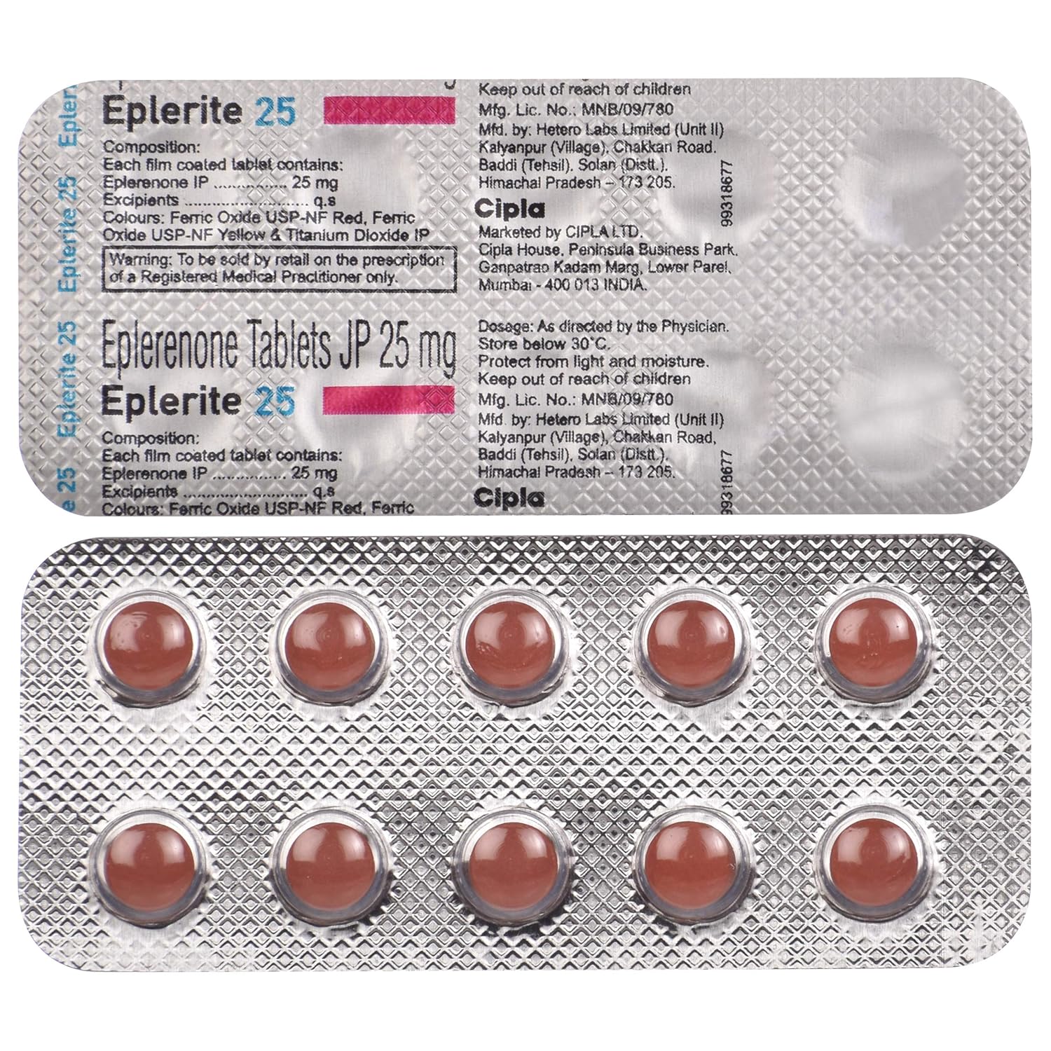 Eplerite 25 Tablet