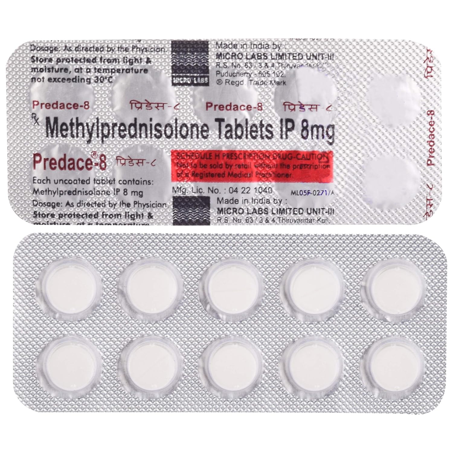 Predace 8mg Tablet