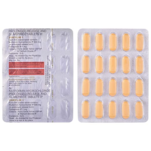 Zoryl-M 1 Tablet PR