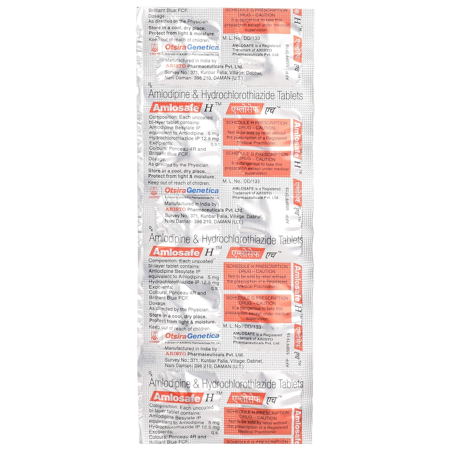 Amlosafe H Tablet