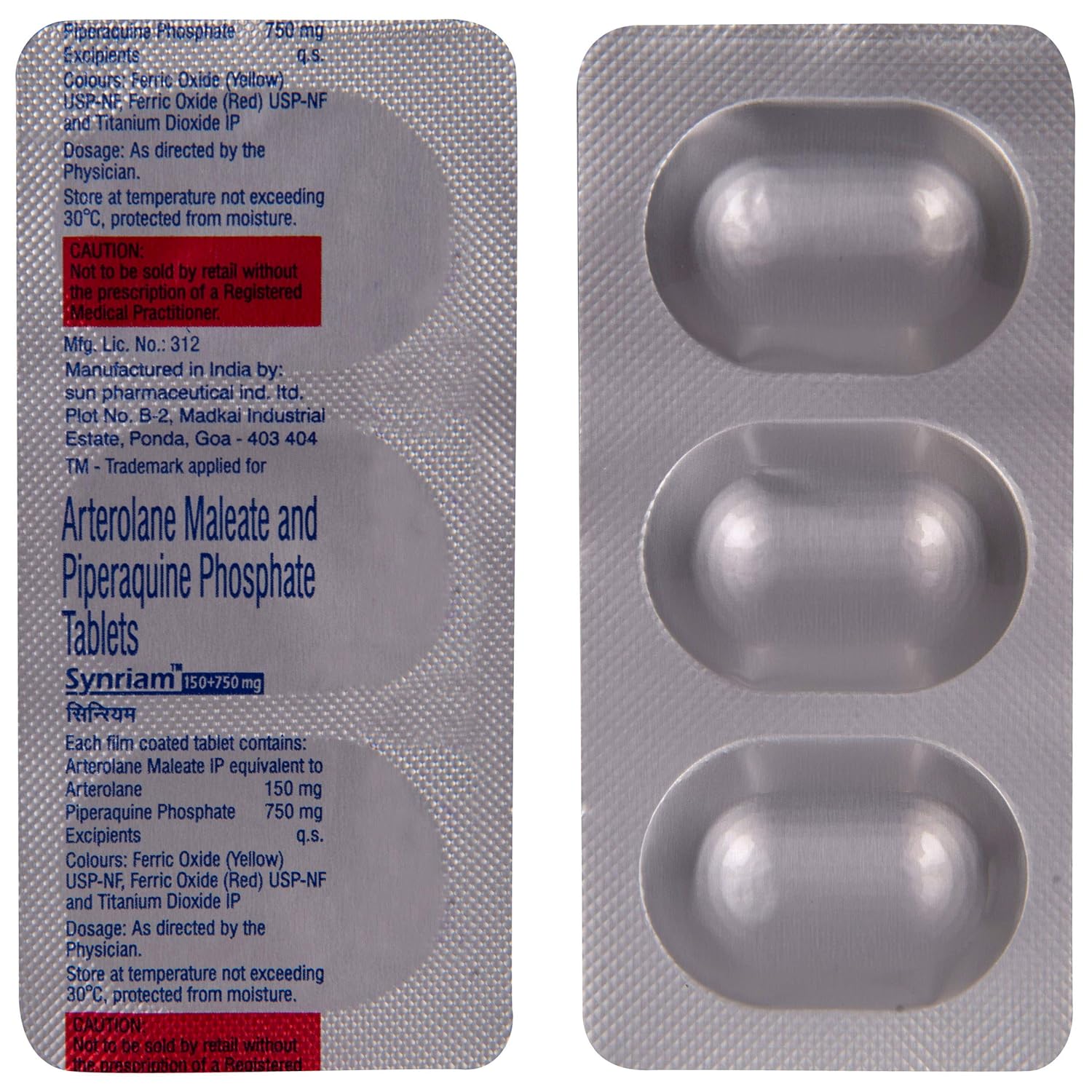 Synriam 150/750mg Tablet