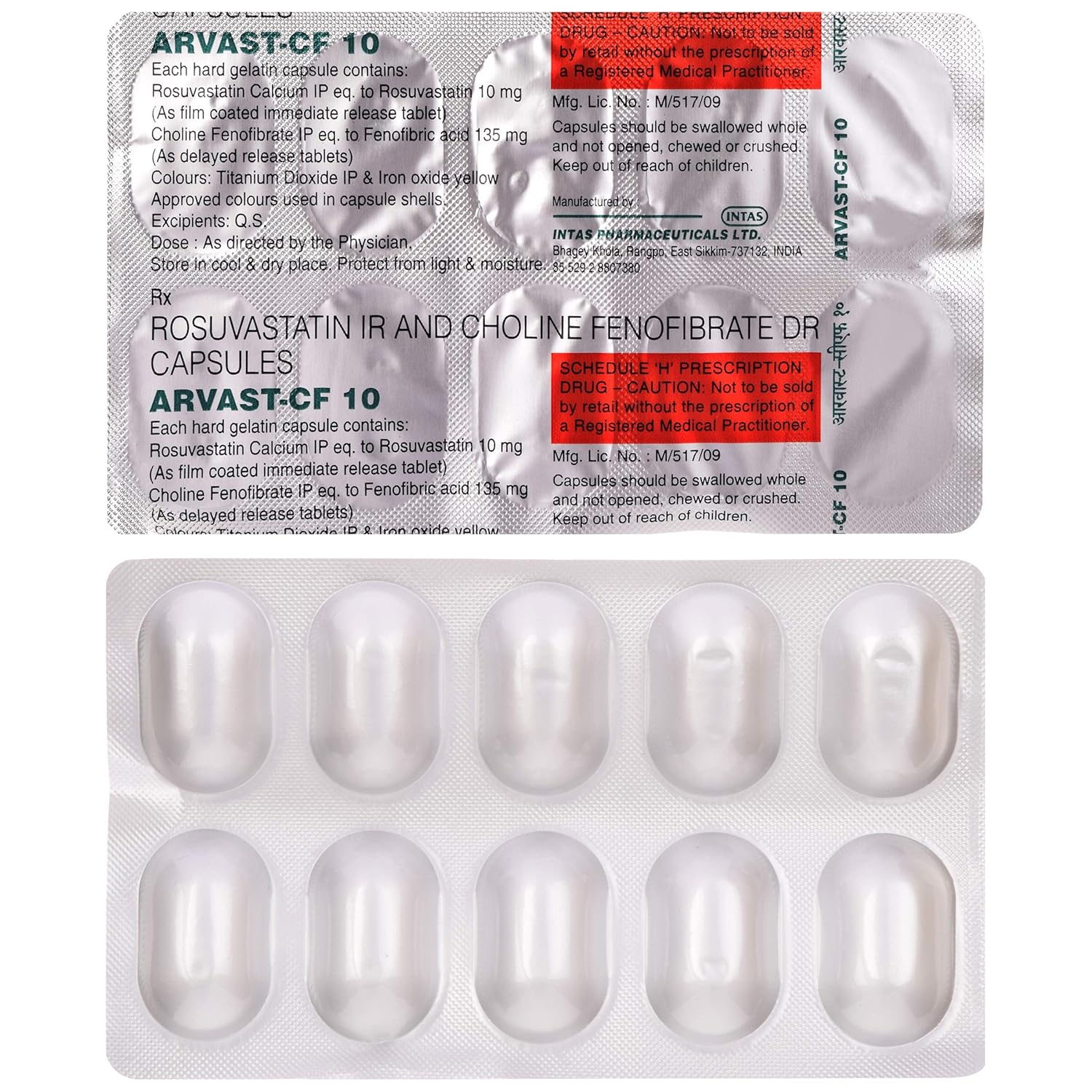 Arvast-CF 10 Capsule DR