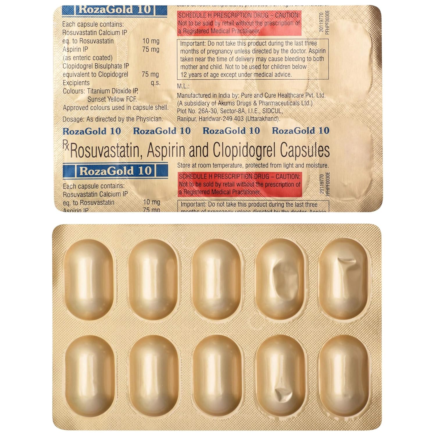 Rozagold 10 Capsule