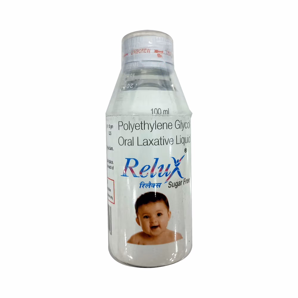 Relux Polyethylene Glycol Oral Laxative Liquid | Sugar-Free