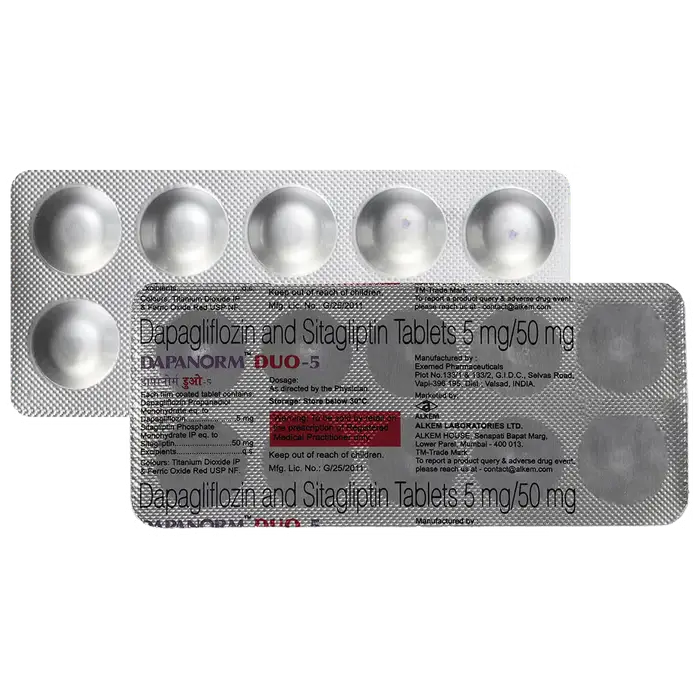 Dapanorm Duo 5mg/50mg Tablet