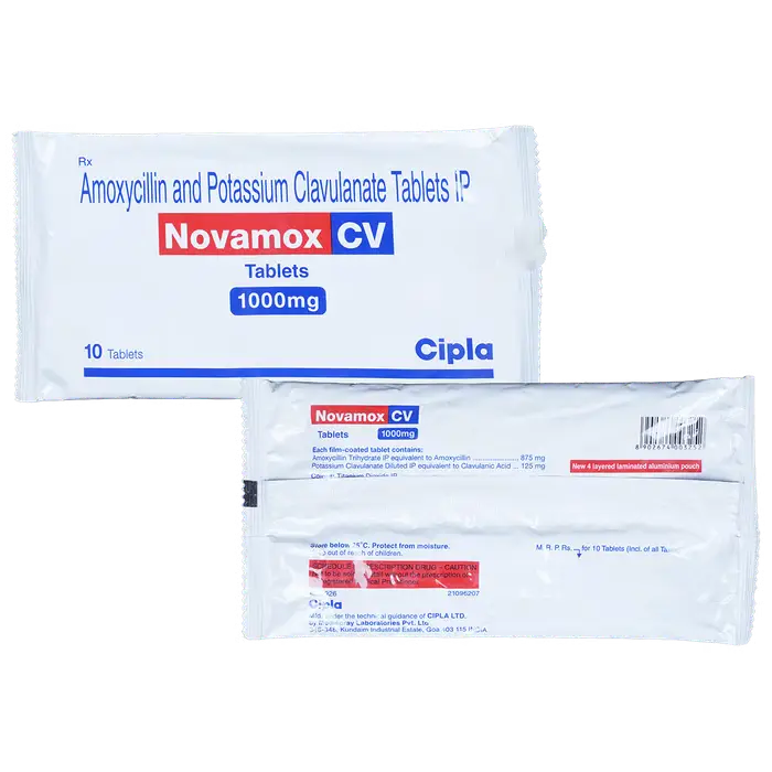 Novamox CV 1g Tablet