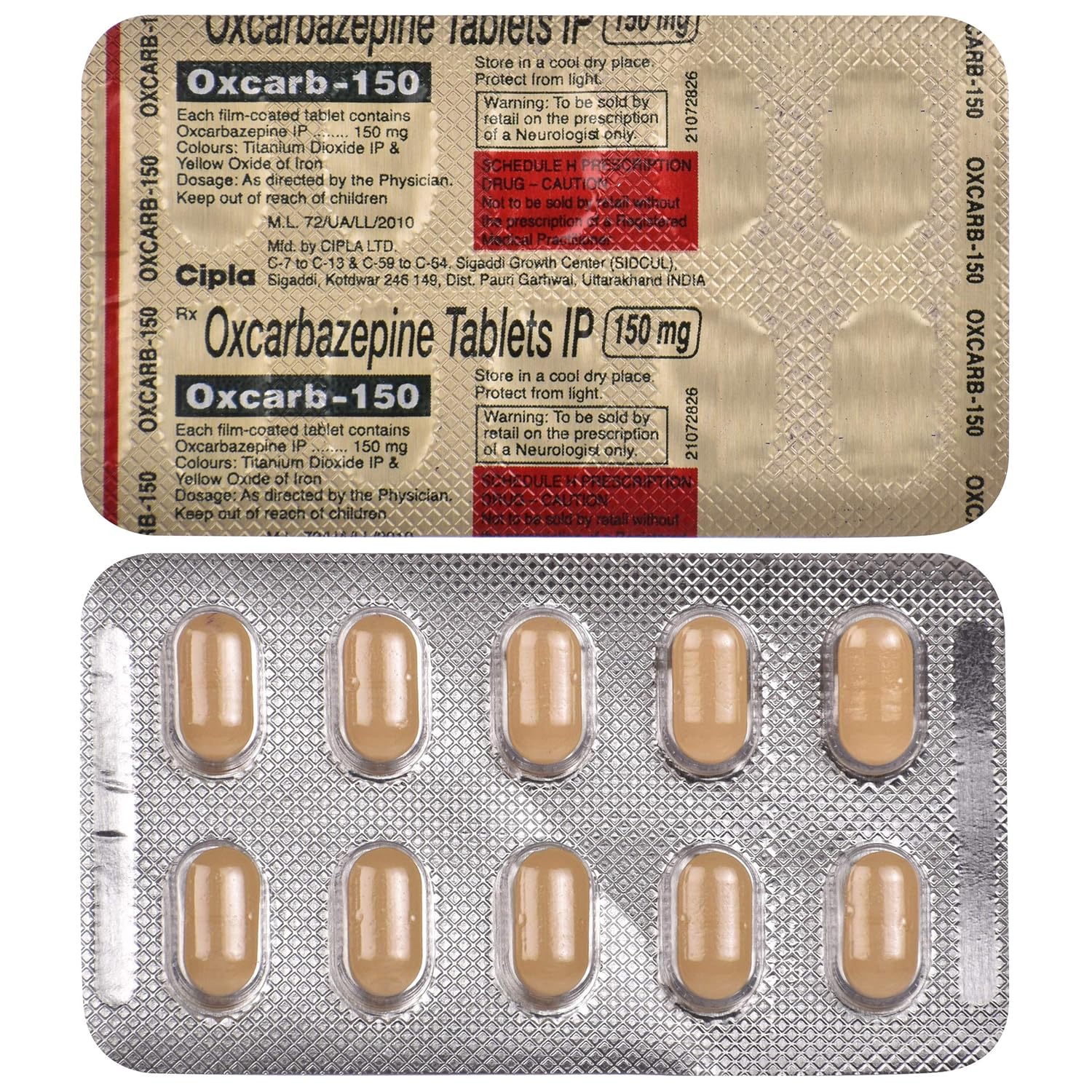 Oxcarb 150 Tablet