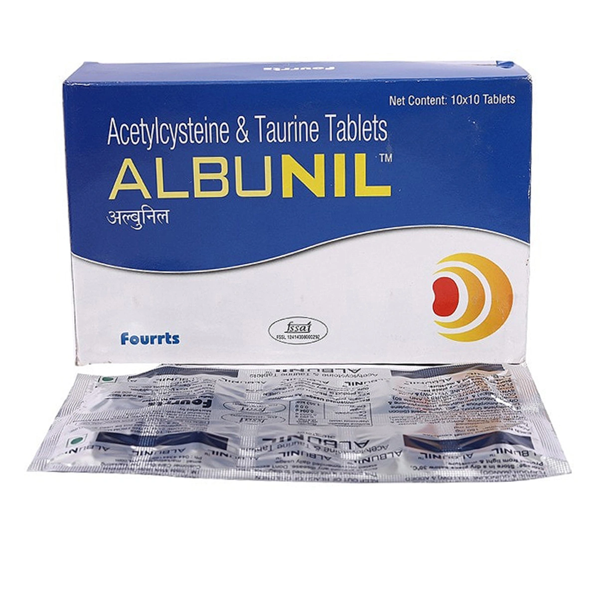 Albunil Acetylcysteine and Taurine Tablet