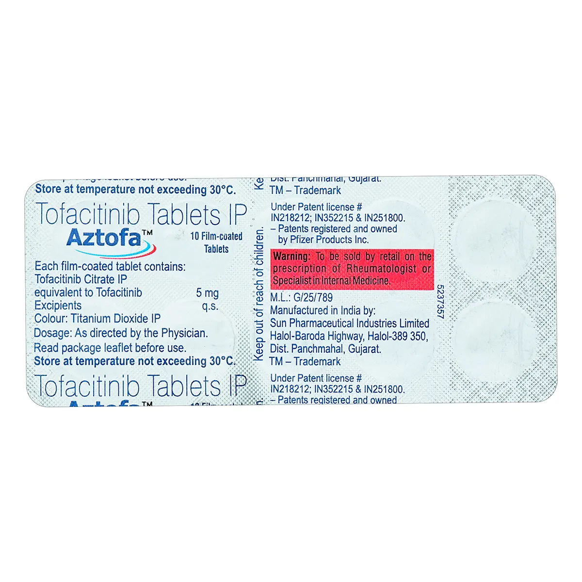 Aztofa 5mg Tablet