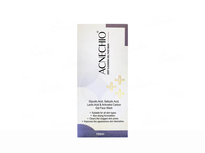 Acnechio Deep Cleansing Gel Face Wash | With Salicylic & Glycolic Acid for Blemishes