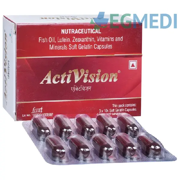 Activision Soft Gelatin Capsule with Fish Oil, Lutein, Zeaxanthin, Vitamins & Minerals