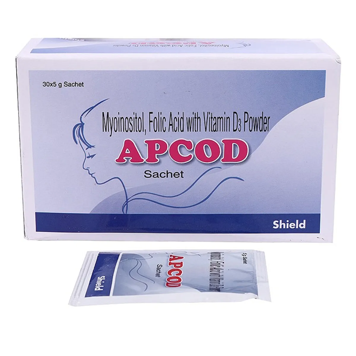 Apcod Powder with Myo-Inositol, Folic Acid & Vitamin D3