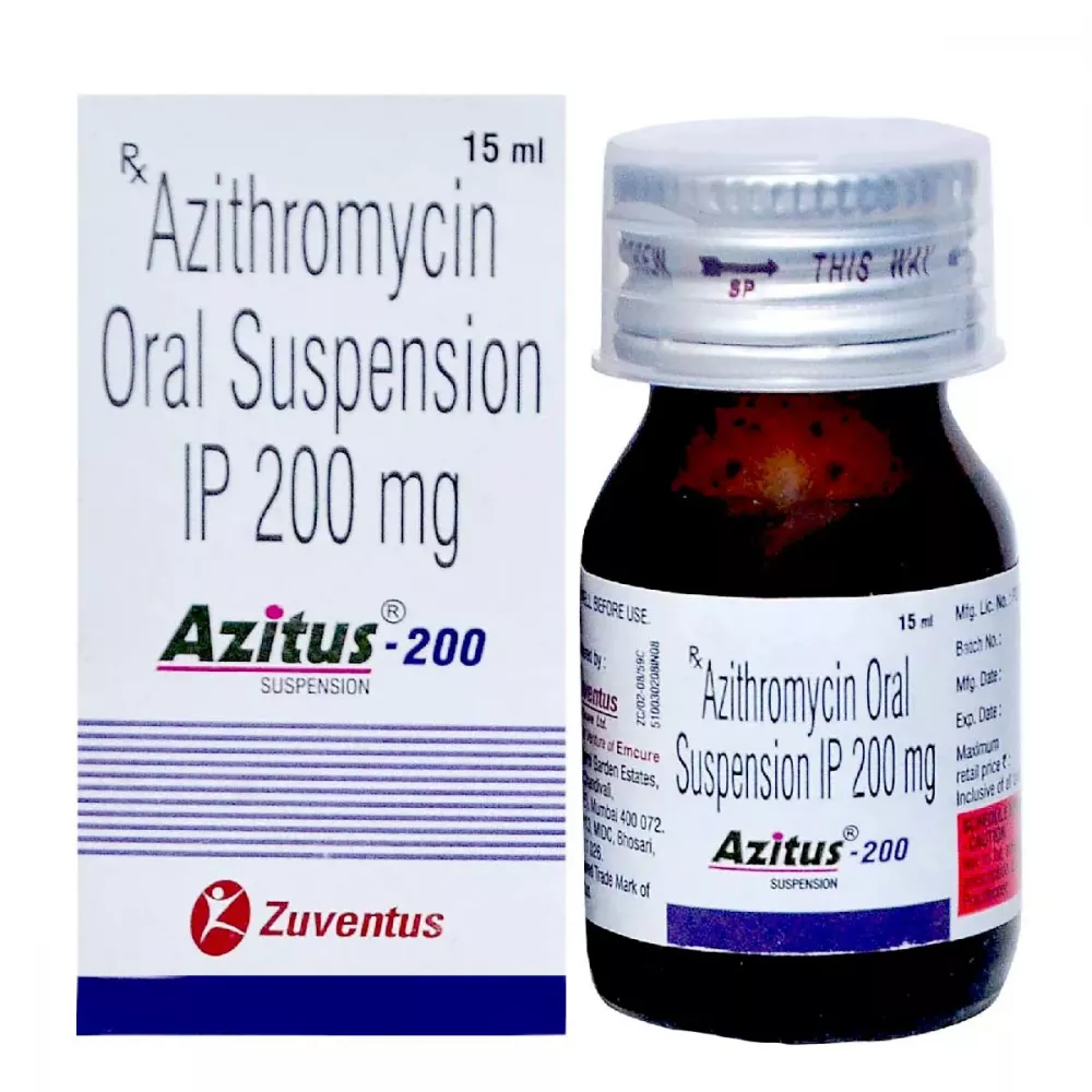 Azitus 200mg/5ml Suspension