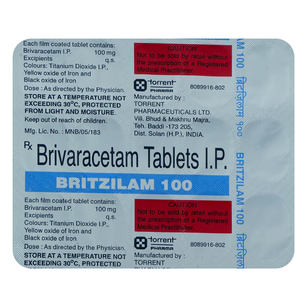 Britzilam 100 Tablet