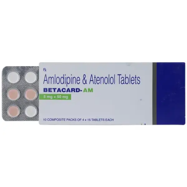 Betacard-AM 5mg/50mg Tablet