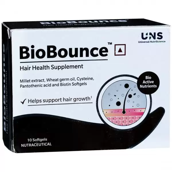 Bio Bounce Hair Health Supplement Softgel for Hair Growth