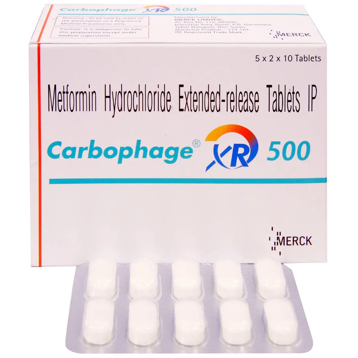 Carbophage XR 500 Tablet