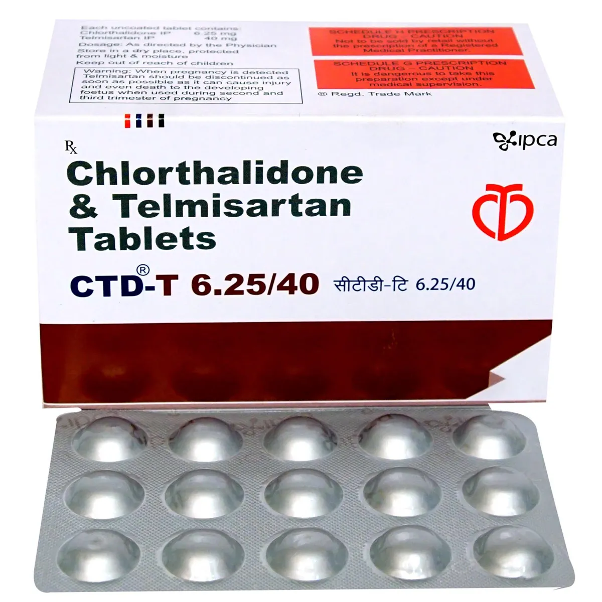 CTD-T 40/6.25 Tablet